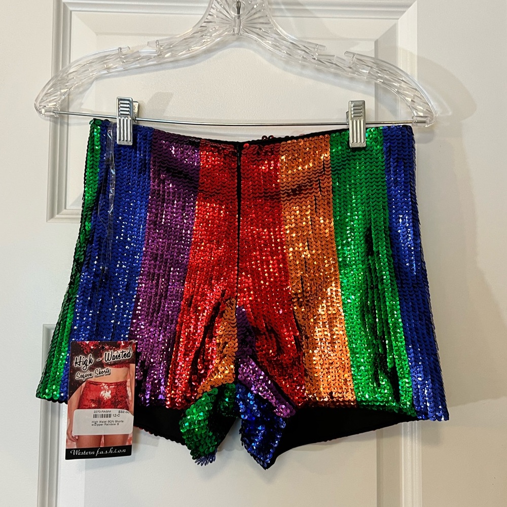 Sequin shorts